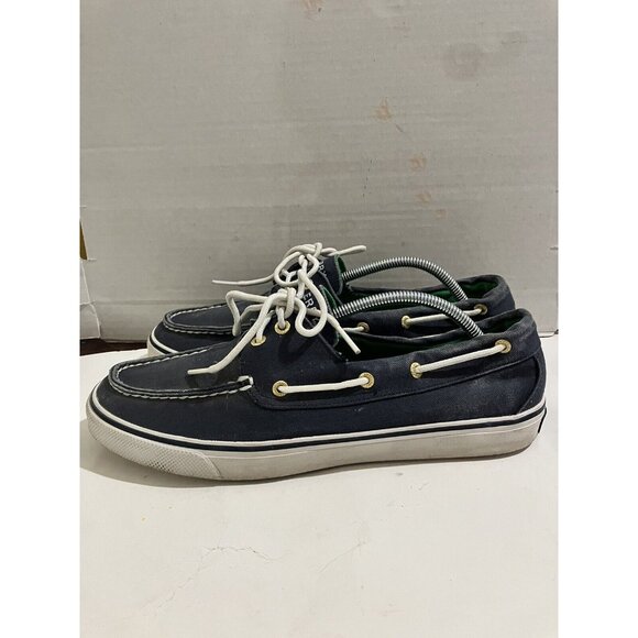 Sperry Bahama II Women’s Size 10 M Blue Denim canvas Loafers Boat Shoe - Picture 3 of 8